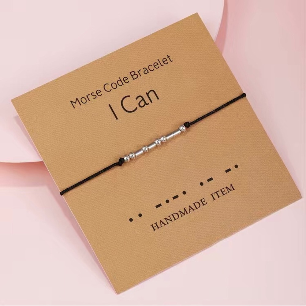 MORSE CODE “I Can” Secret Message Bracelets!
